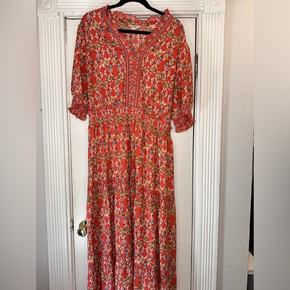 Max Studio London Floral Midi Dress - Size 2X - Picture 2 of 7